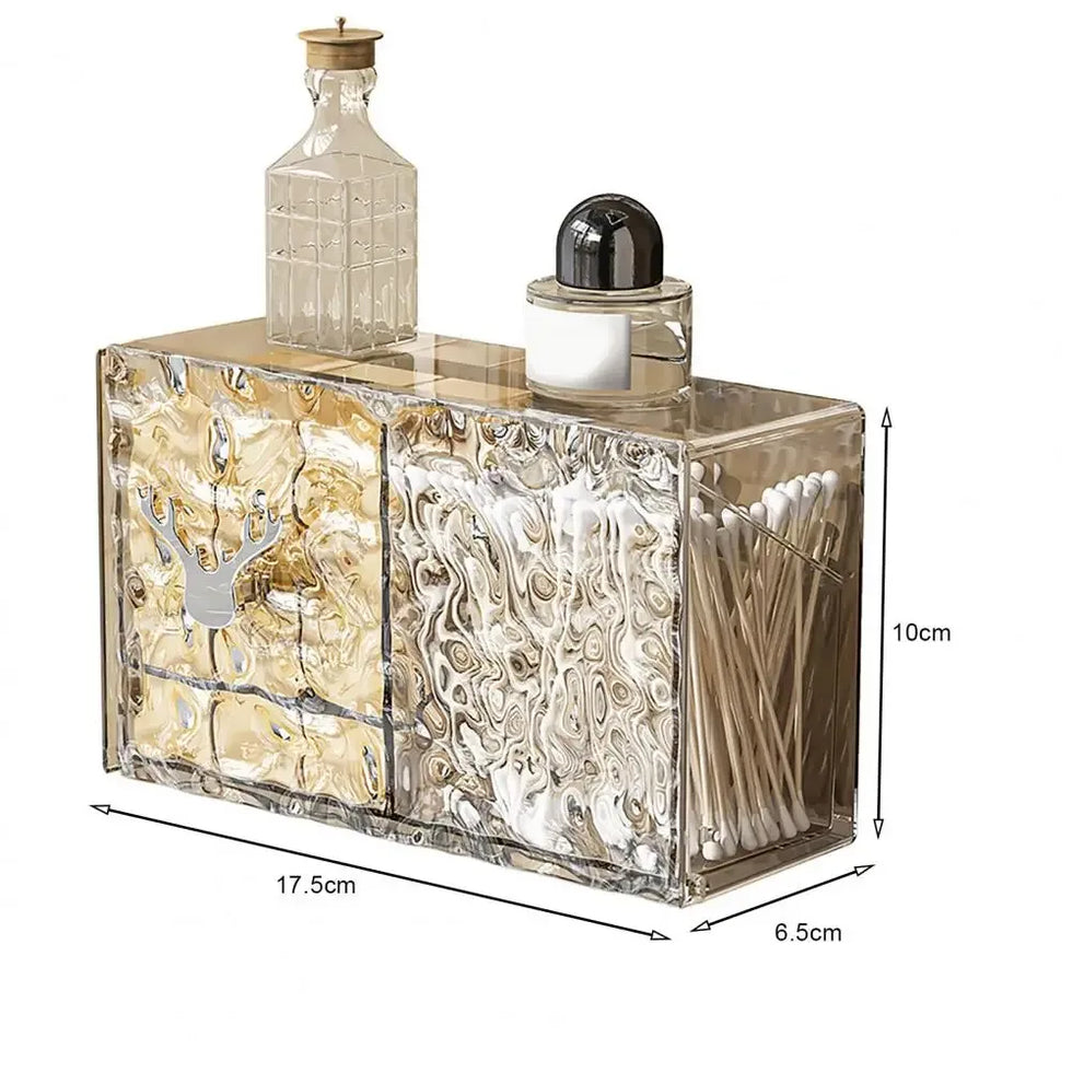 Cotton Pad Storage Container - Stylish & Durable