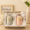 Couple Mugs Gift Set - Mr. & Mrs. Design - Clarify.pk