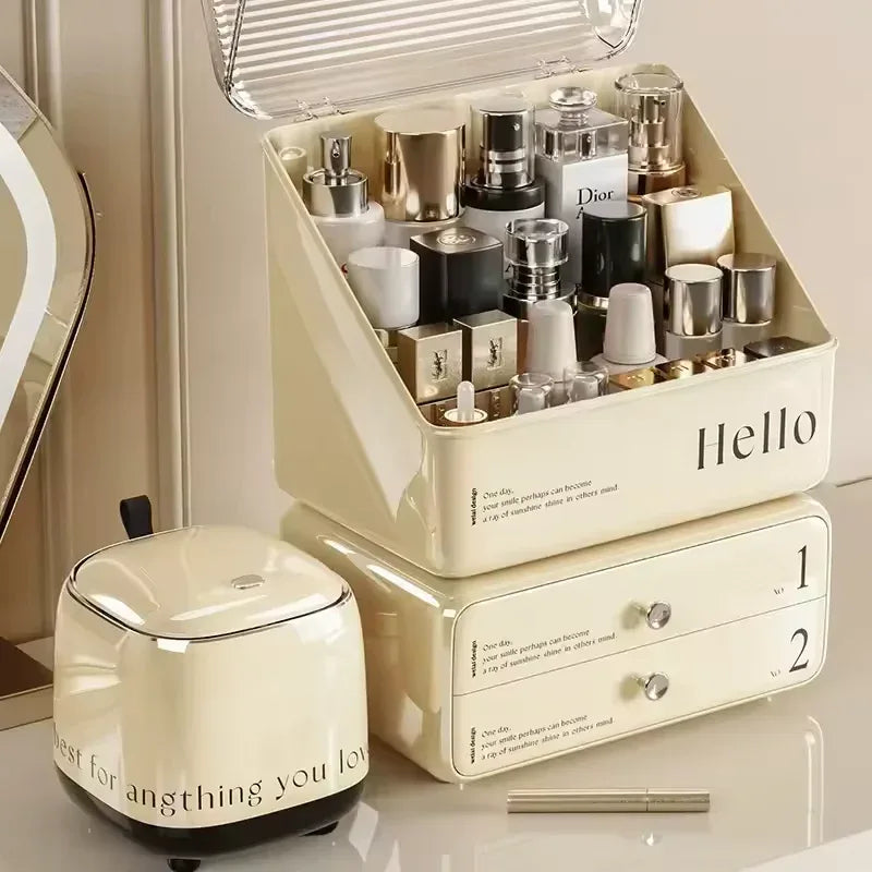 Makeup Organizer with Drawers Cosmetic Storage Box - Clarify.pk