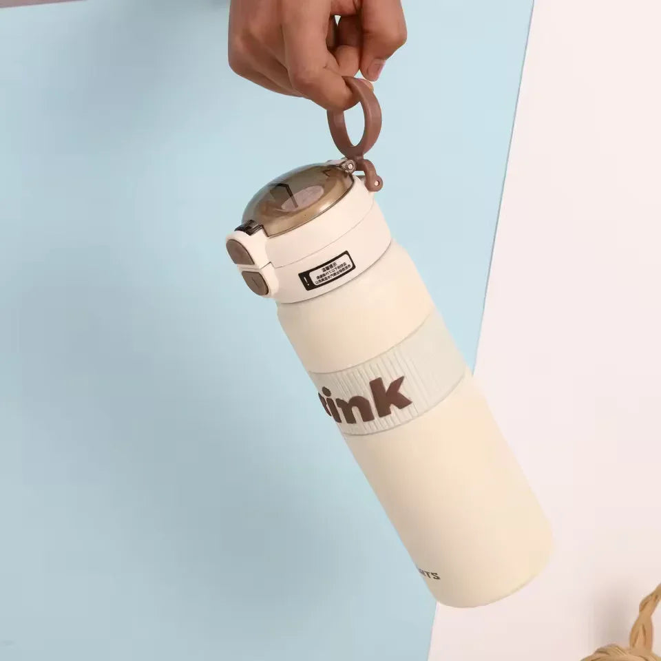 Stainless Steel Sports Water Bottle - Durable & Leakproof - Clarify.pk