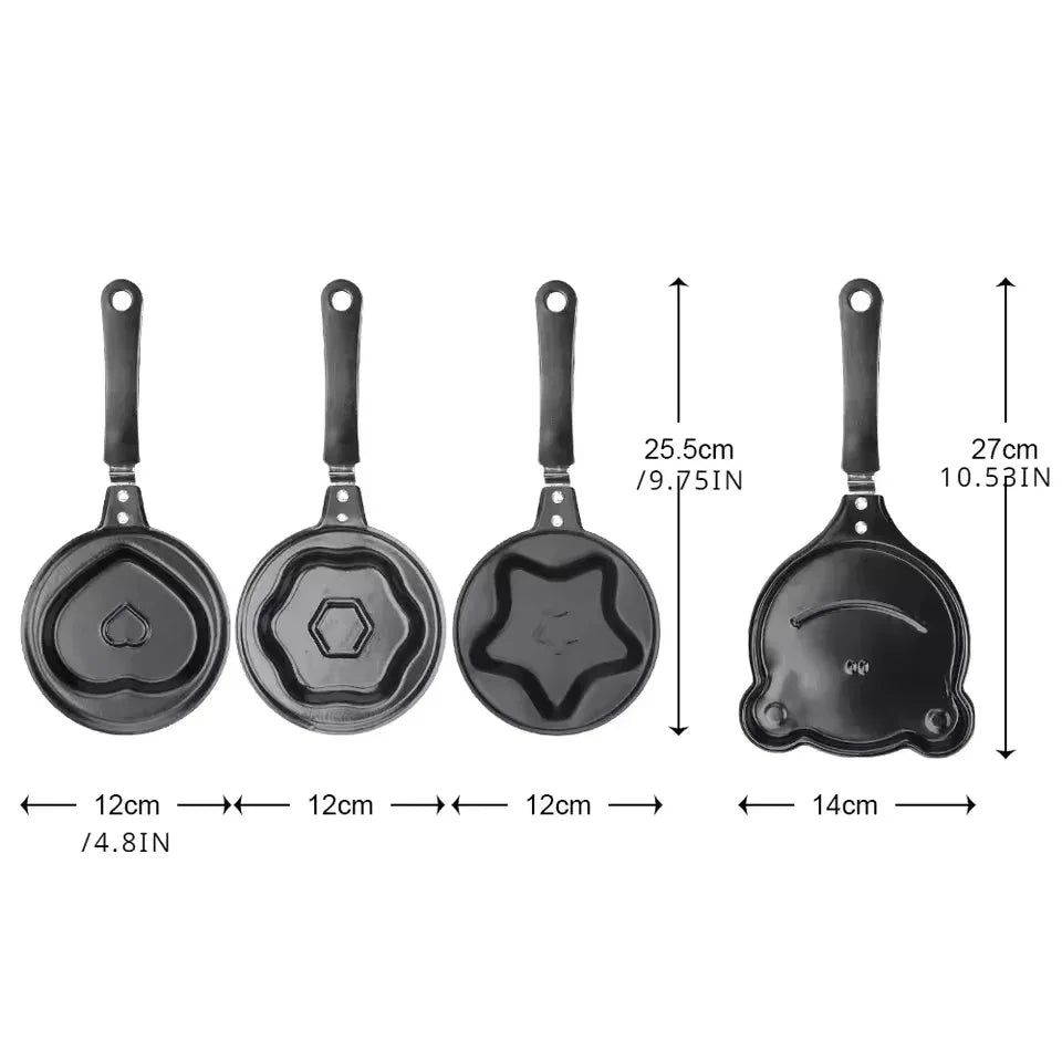 Creative Cartoon Mini Omelette Pan Set (random design )(each)