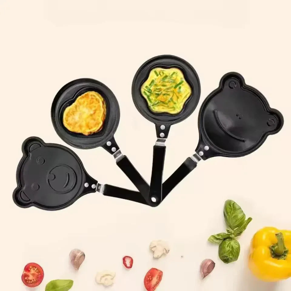 Creative Cartoon Mini Omelette Pan Set (random design )(each) - Clarify.pk