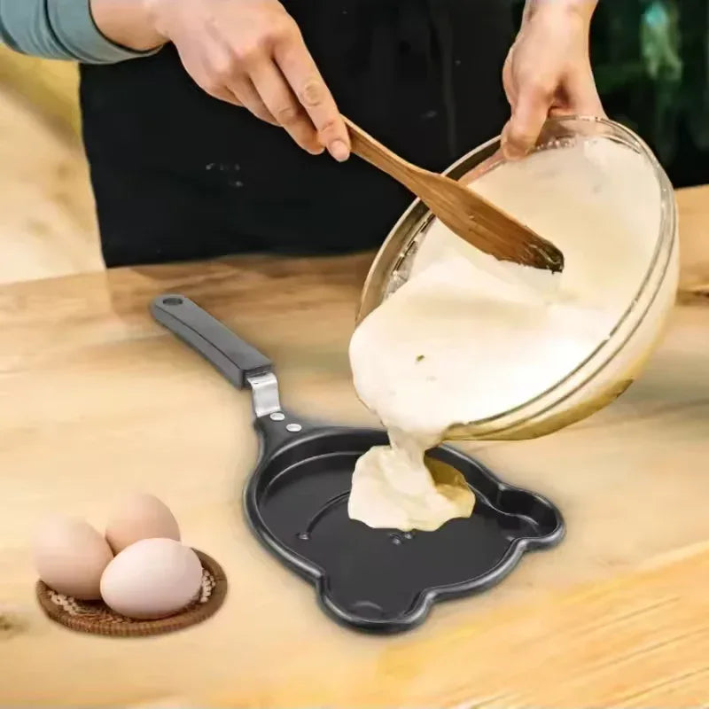 Creative Cartoon Mini Omelette Pan Set (random design )(each)