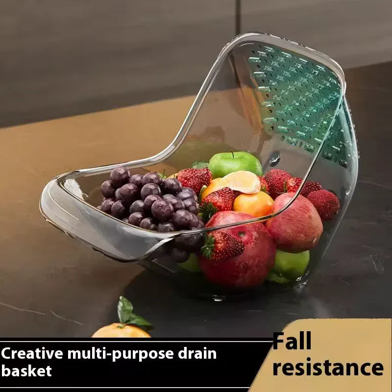 Portable Fruit Colander Drain Basket - Clarify.pk