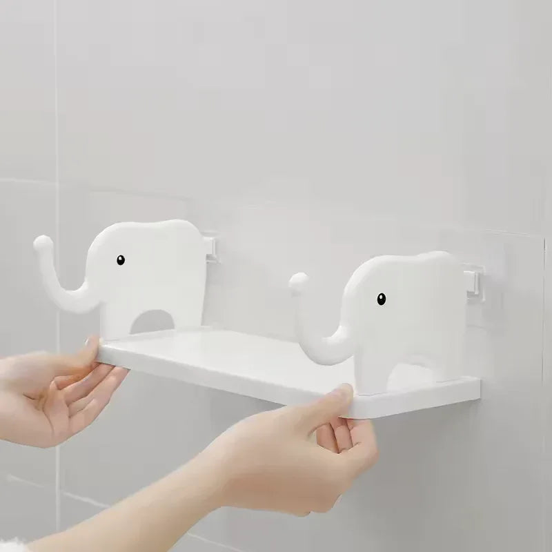 Cute Animal Design Wall Organizer Shelf
