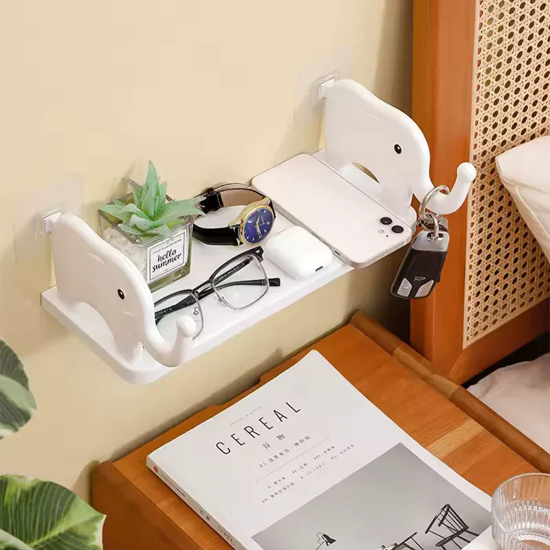 Cute Animal Design Wall Organizer Shelf - Clarify.pk