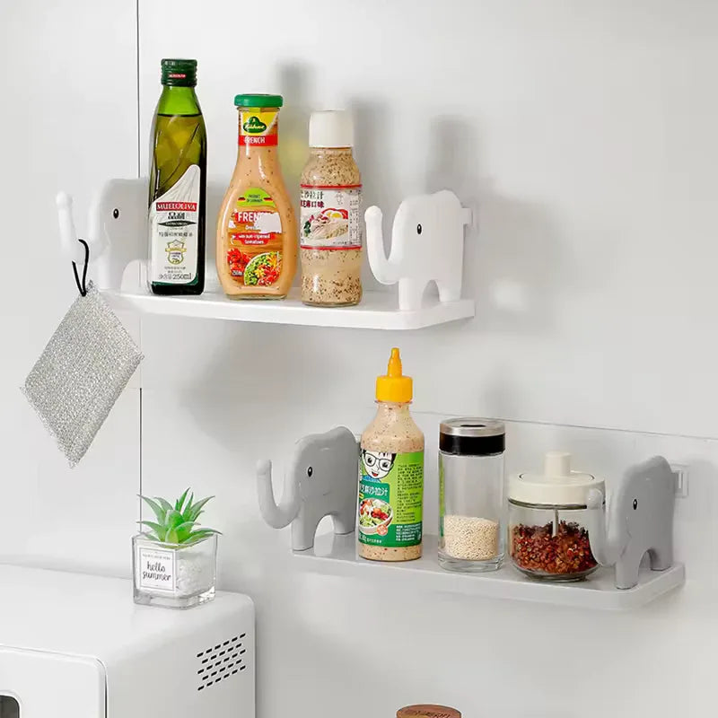 Cute Animal Design Wall Organizer Shelf - Clarify.pk