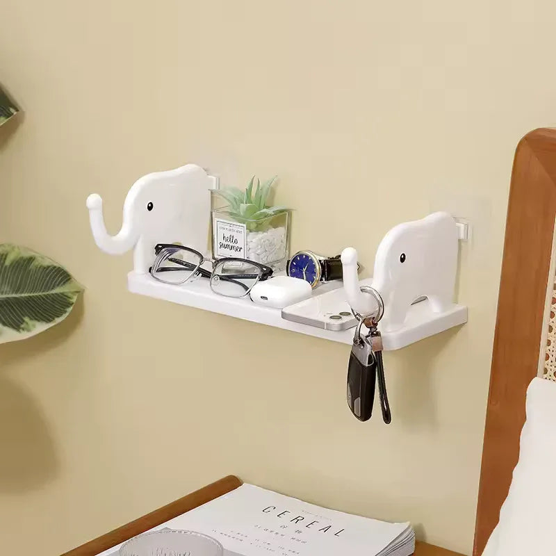 Cute Animal Design Wall Organizer Shelf