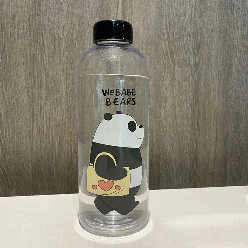 1000ml پیارا کارٹون ڈرنک ویئر فروسٹڈ بیئر بوتلیں۔