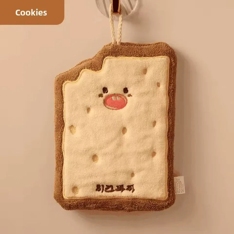 پیارا کورل ویلویٹ ہاتھ کے تولیے نرم ہاتھ کا مسح