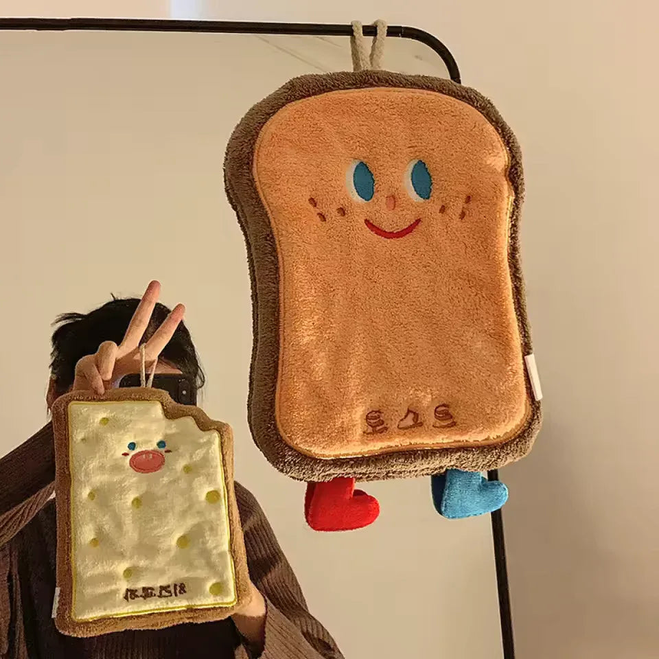 Cute Coral Velvet Hand Towels Soft Hand Wipe - Clarify.pk