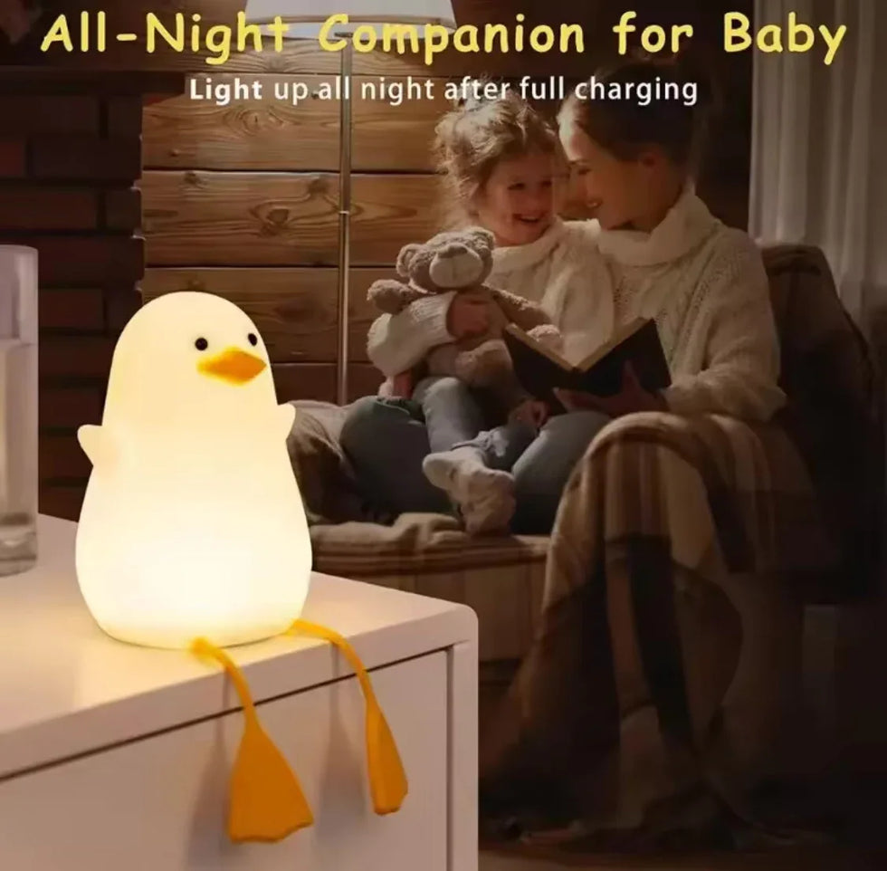Cute Duck Night Lamp - Adorable Soft Glow Light