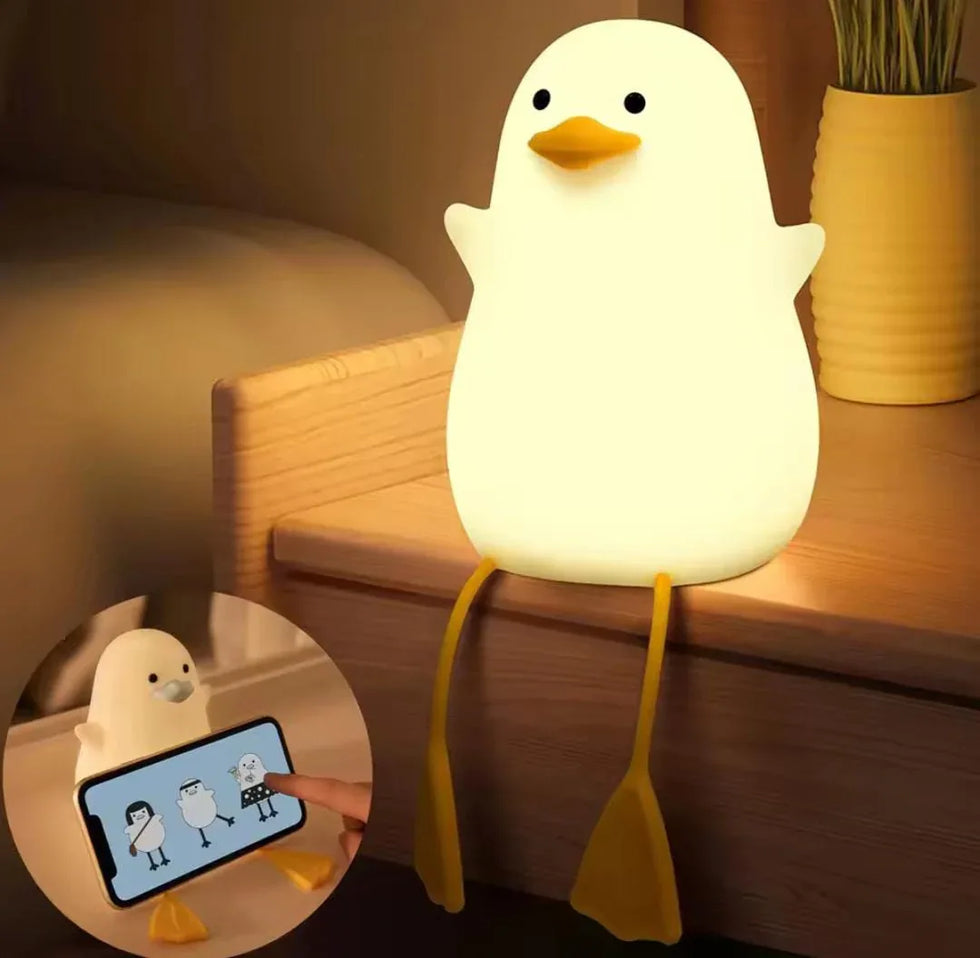 Cute Duck Night Lamp - Adorable Soft Glow Light - Clarify.pk