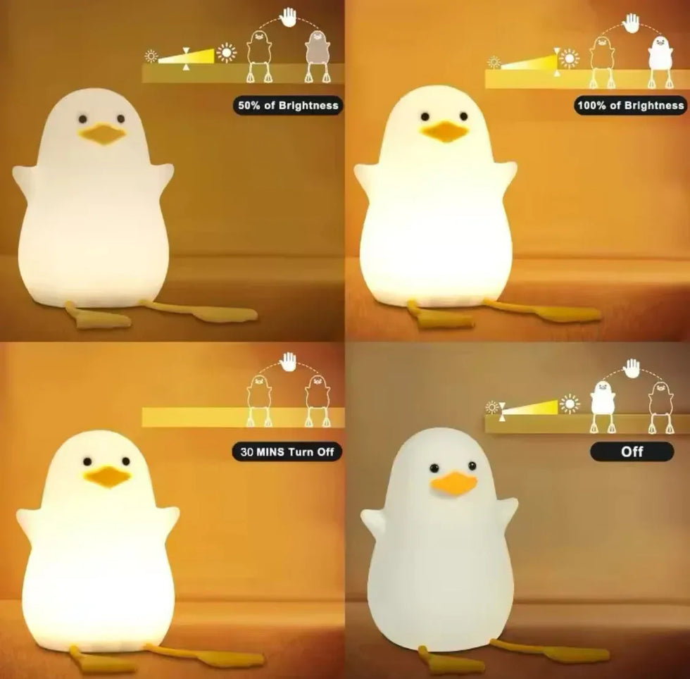 Cute Duck Night Lamp - Adorable Soft Glow Light