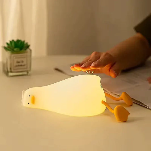 Cute Duck Night Light with Soft Glow - Clarify.pk