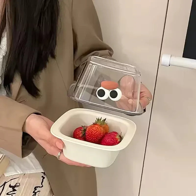 Cute Fruit Drain Basket with Water Collector