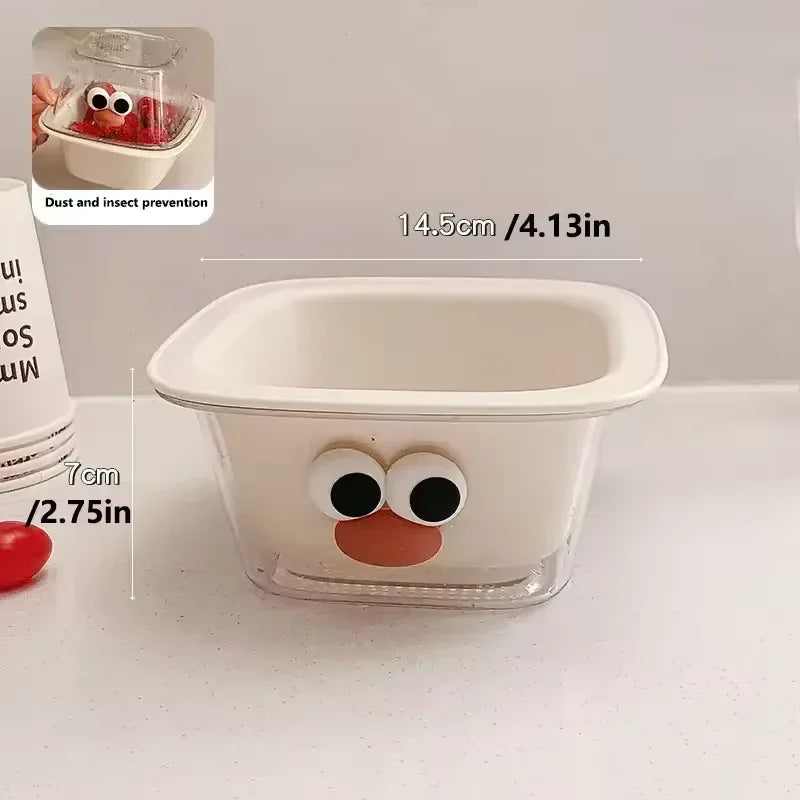Cute Fruit Drain Basket with Water Collector