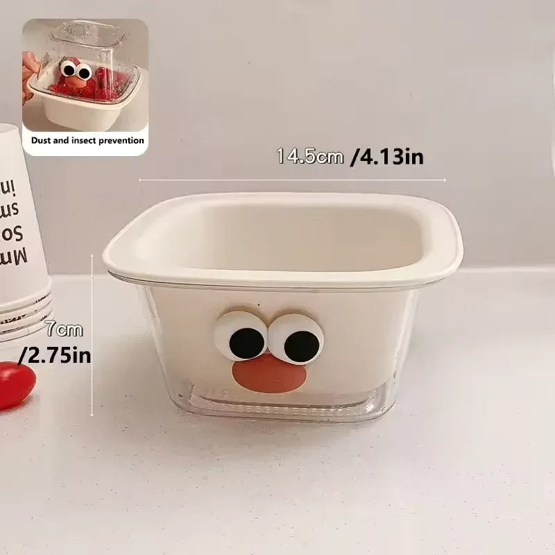 Cute Fruit Drain Basket with Water Collector
