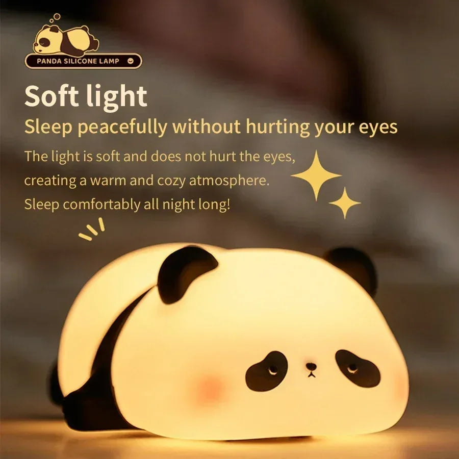 Cute Panda Desk Lamp - Soft Night Light - Clarify.pk