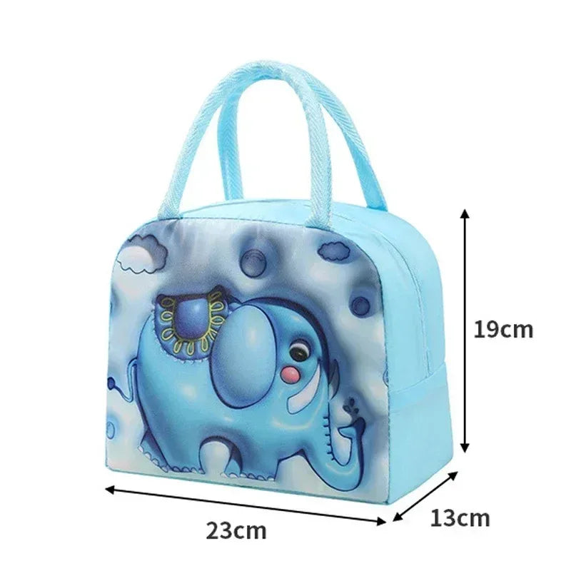 Cute Thermal Bag for Food (Random Color) - Clarify.pk