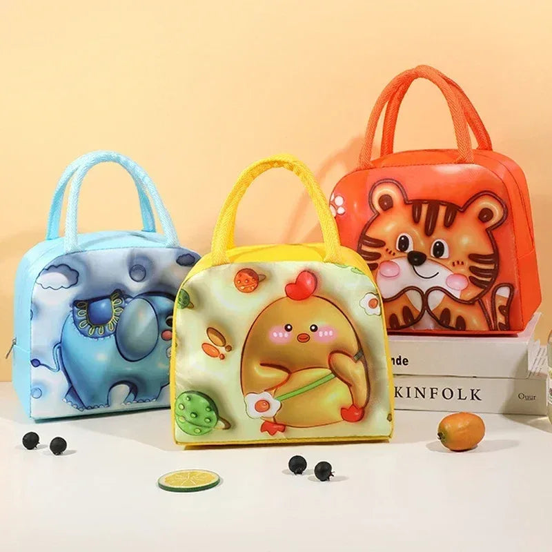 Cute Thermal Bag for Food (Random Color)