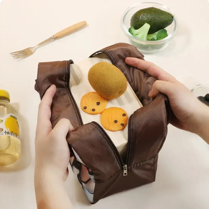 Cute Thermal Bag for Food (Random Color)