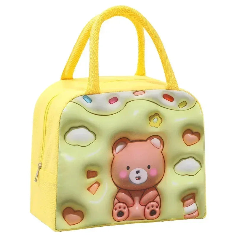Cute Thermal Bag for Food (Random Color)