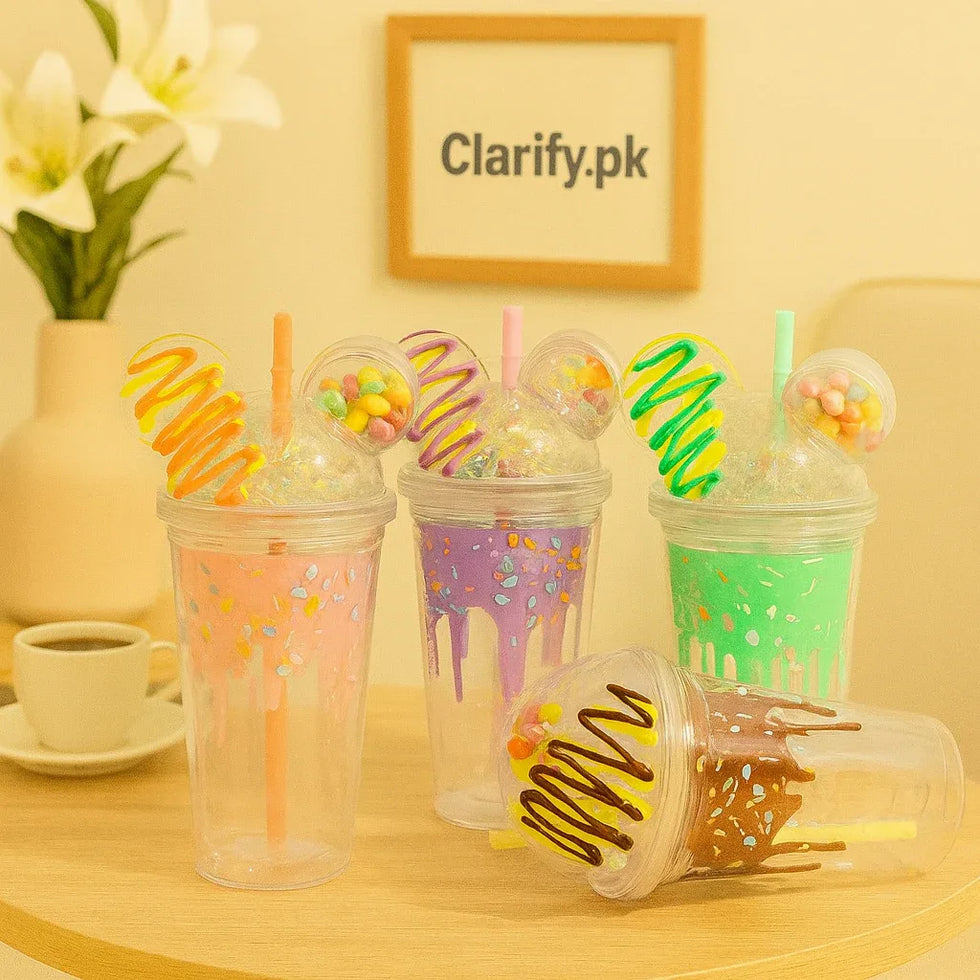 Cute Water Sipper for Kids - Fun & Colorful - Clarify.pk