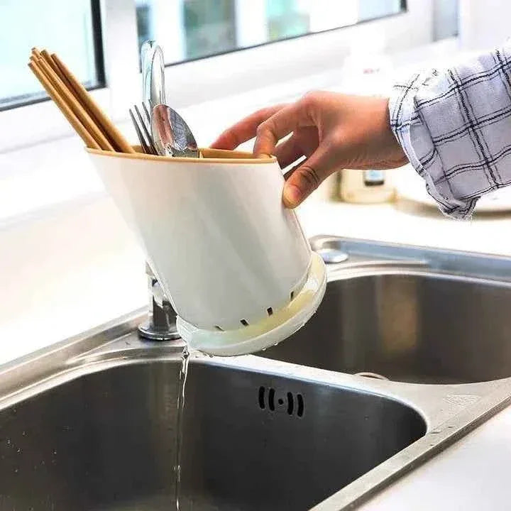 Cutlery Holder Drying Rack for Kitchen Organization