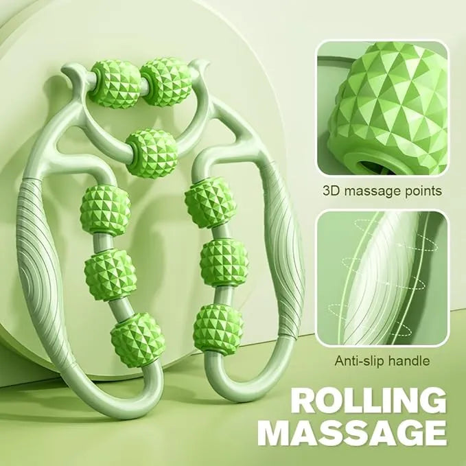 9-Wheel Manual Leg Massage Roller