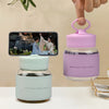 Phone Stand Glass Cup 300ml – Smart Desk Mug (Random color)