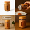 Glass Salt & Pepper Container – Kitchen Spice Shaker - Clarify.pk