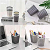 Woven-Style Plastic Desktop Organizer & Pen Cup