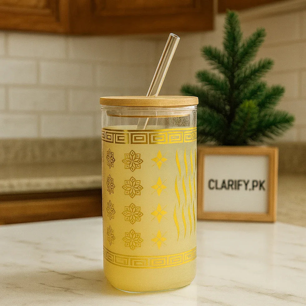 Glass Jar with Airtight Lid – Mason Jar Storage Container - Clarify.pk