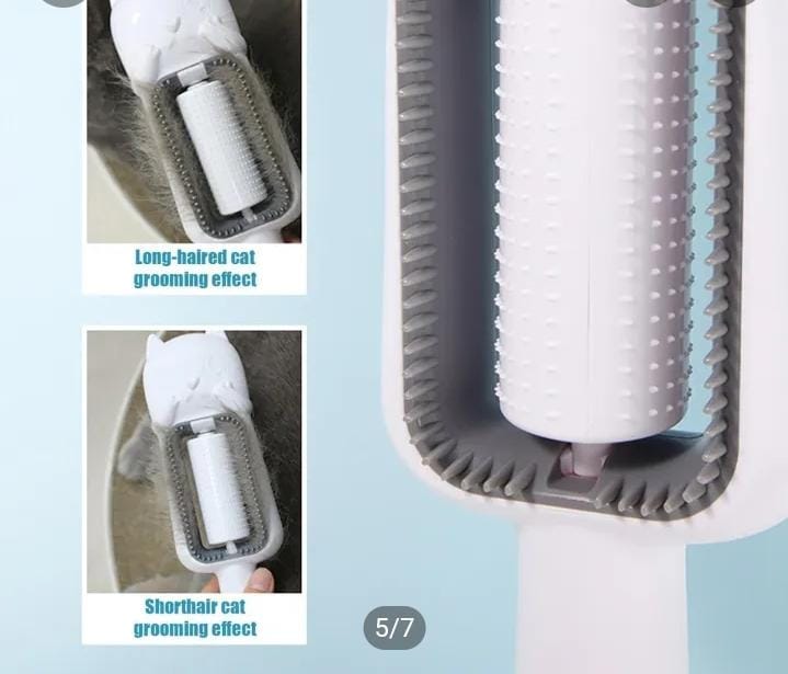 PurrGroom 4-in-1 Multifunctional Silicone Pet Grooming & Cleaning Brush
