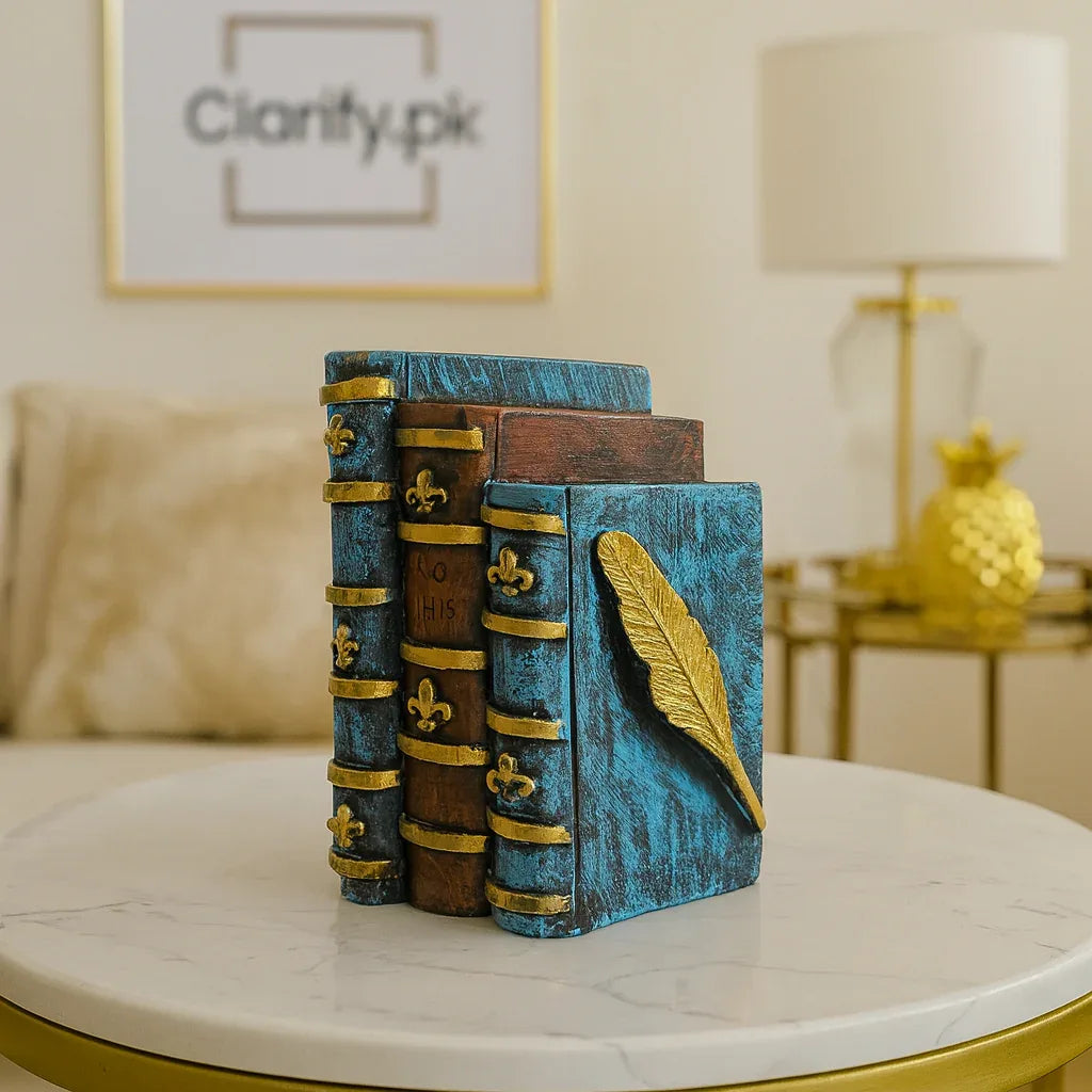 Book Decks Fiber Decoration Piece – Modern Home Décor Showpiece - Clarify.pk