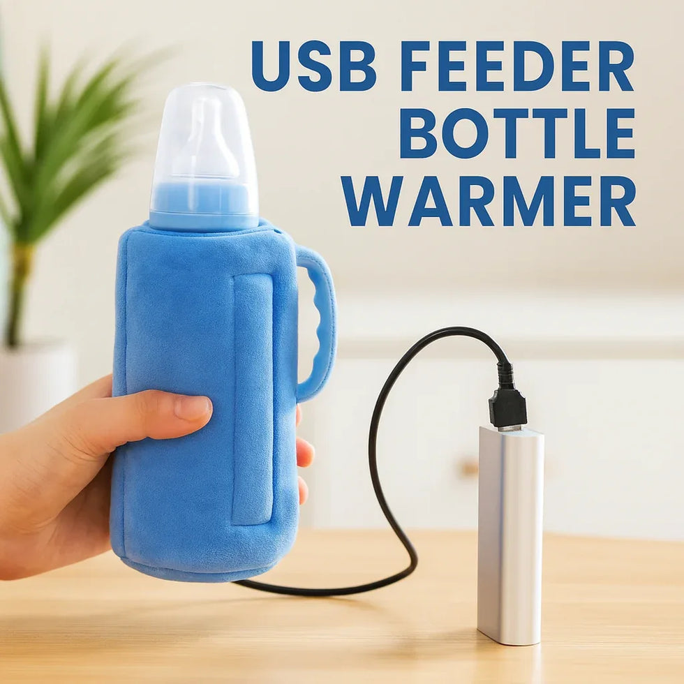 USB Bottle Warmer – Portable Baby Feeder Heating Pouch - Clarify.pk