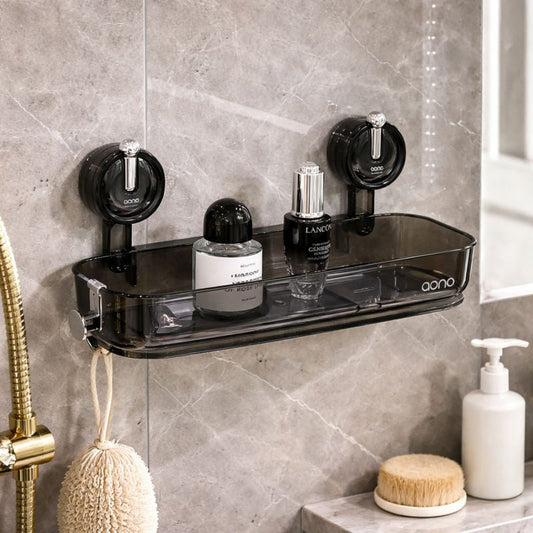 Wall Mounted Bathroom Shelf – No Drill Storage Rack NC