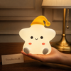 LED Star Night Light – Rechargeable Silicone Touch Lamp with Colour Modes