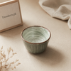 Danny Home Green Swirl Cake Bowl - 3.75 Inch