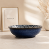 Danny Home Blue Wave Deep Plate - 8 Inch