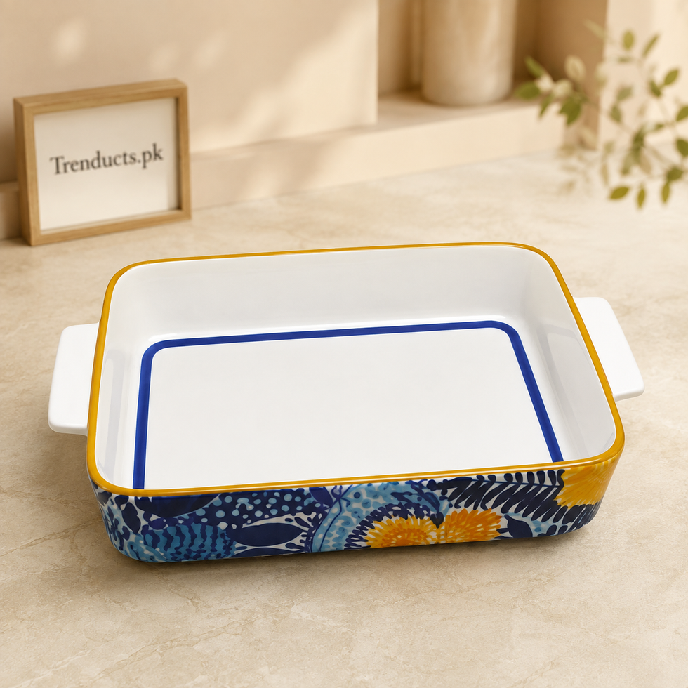 Danny Home Floral Rectangular Bakeware Dish