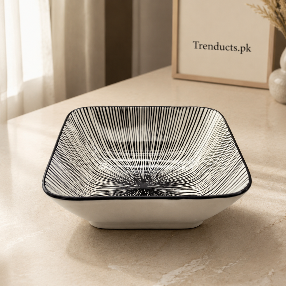Danny Home Black Line Deep Plate - 8 Inch