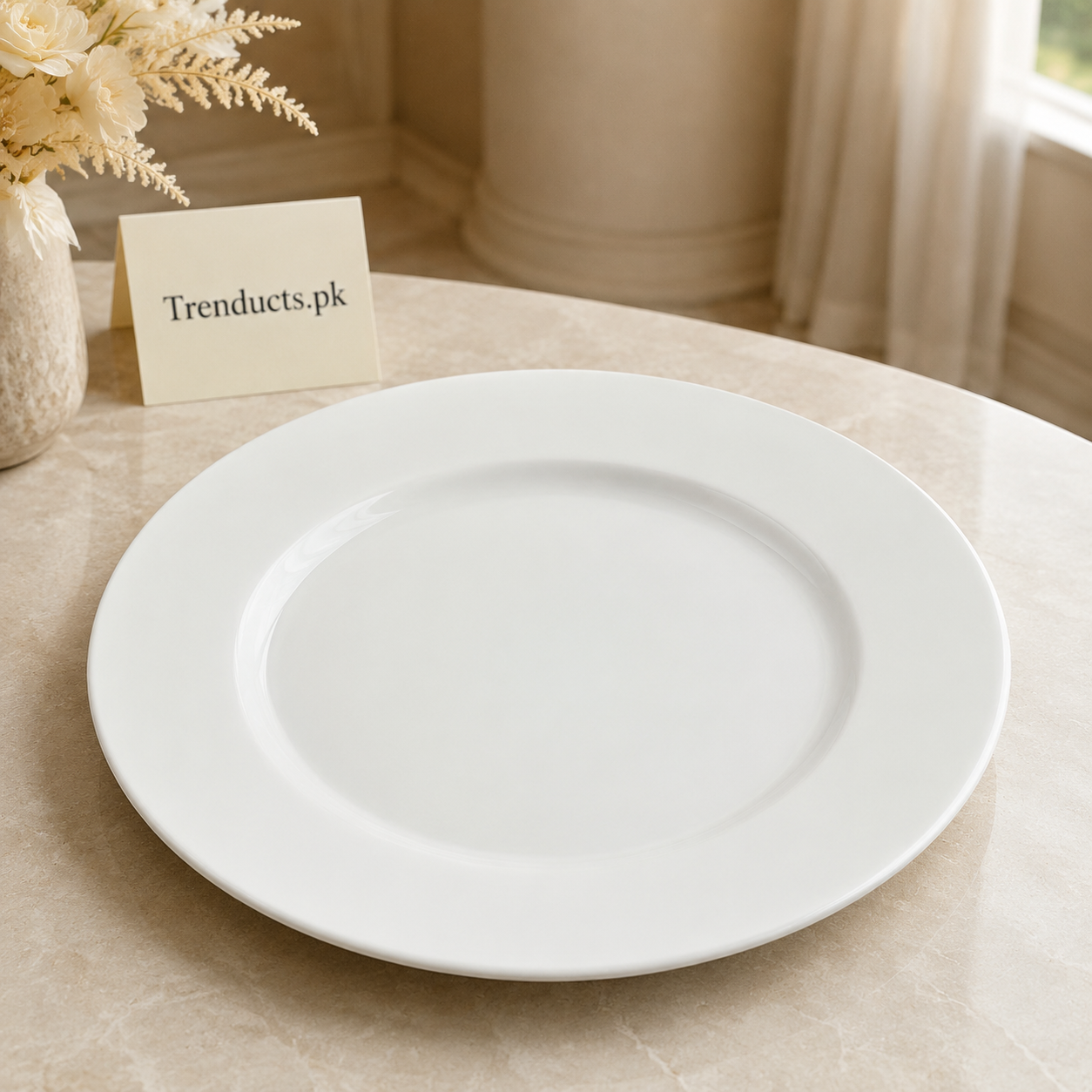 Danny Home Classic White Dinner Plate