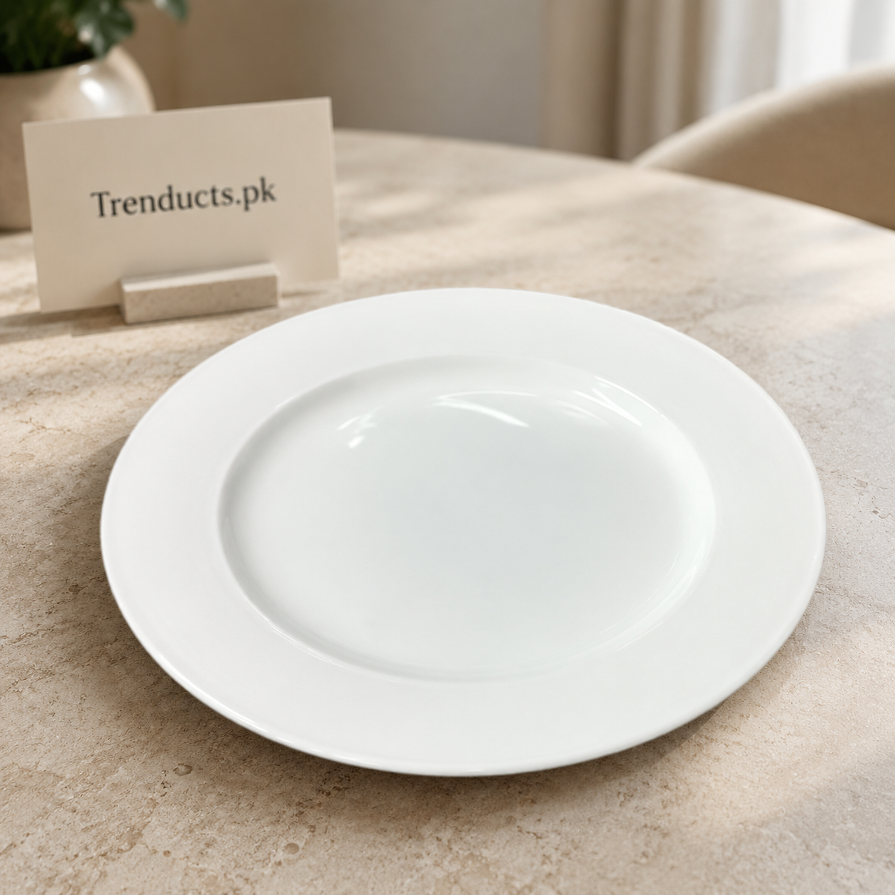 Danny Home Classic White Dinner Plate