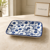 Danny Home Blue Flower Dessert Plate - 5.8 Inch