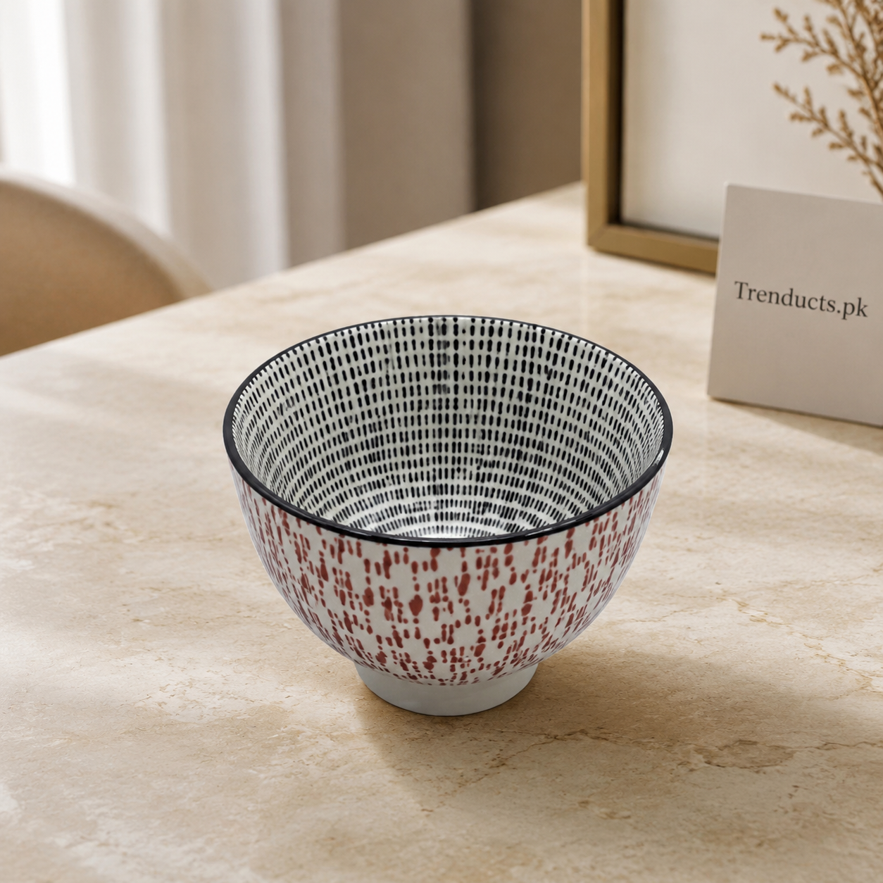 Danny Home Dot Line Bowl - 4.5 Inch