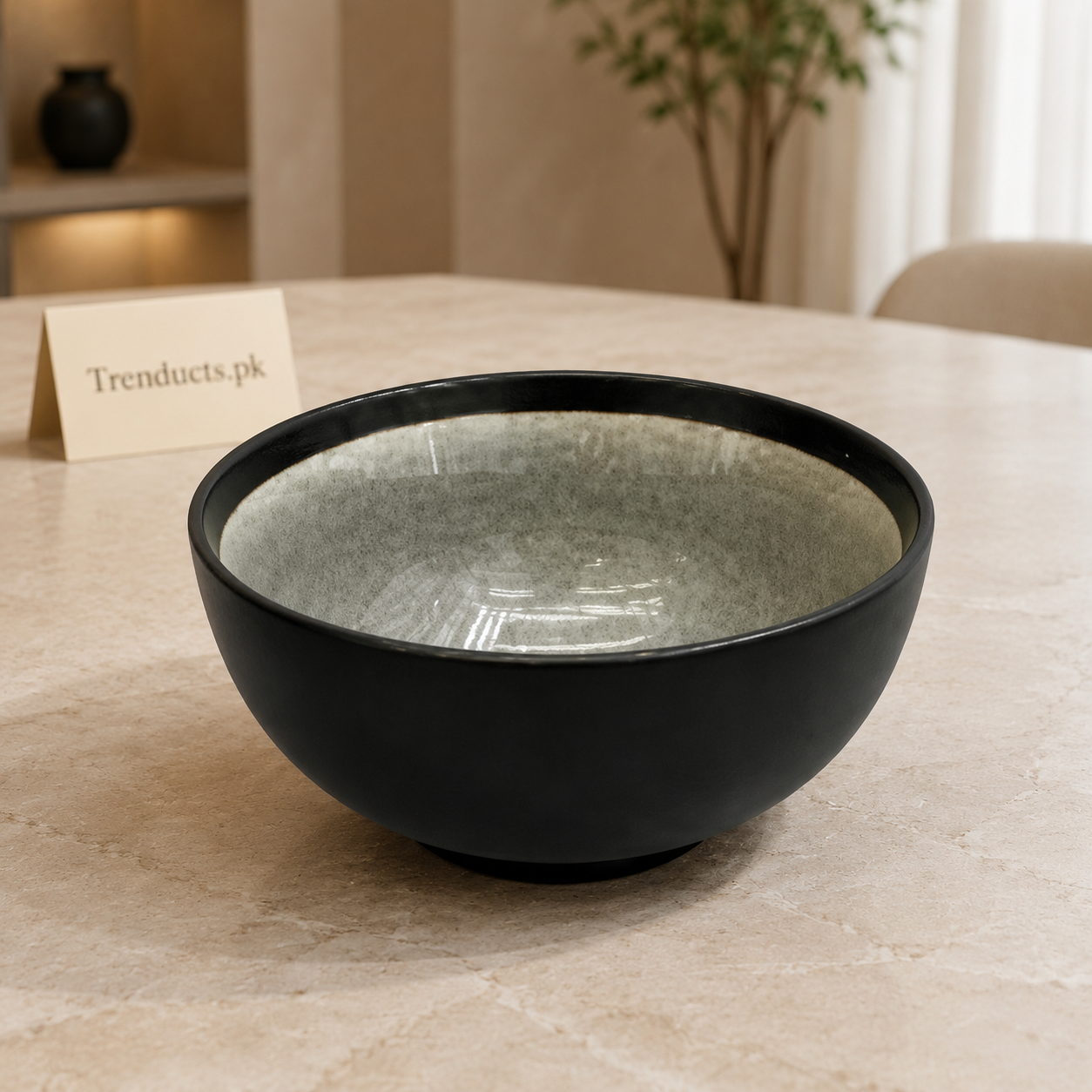 Danny Home Black Grey Speckled Bowl