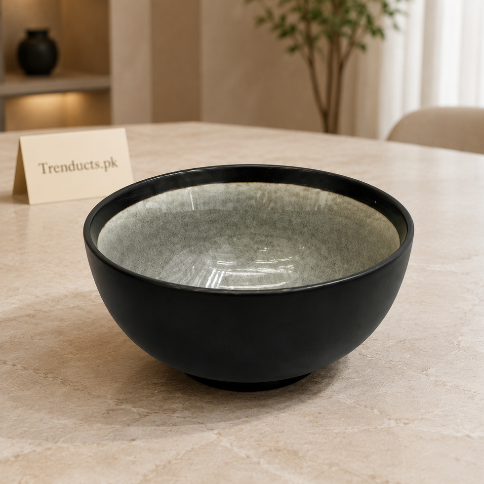 Danny Home Black Grey Speckled Bowl