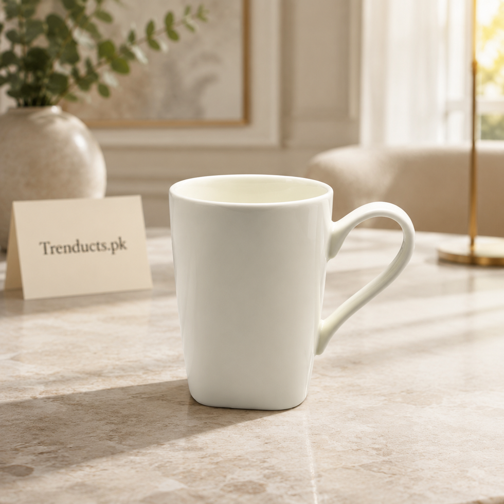 Danny Home Heart Handle White Mug - 300ml